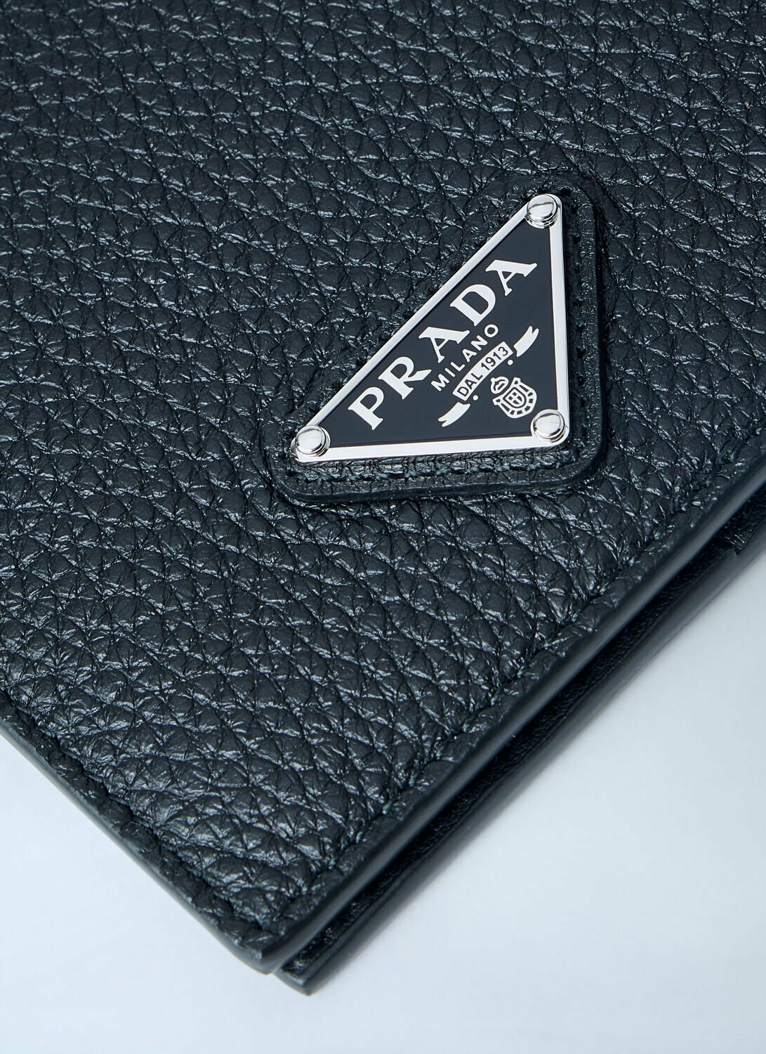 Prada Textured Leather Card Holder