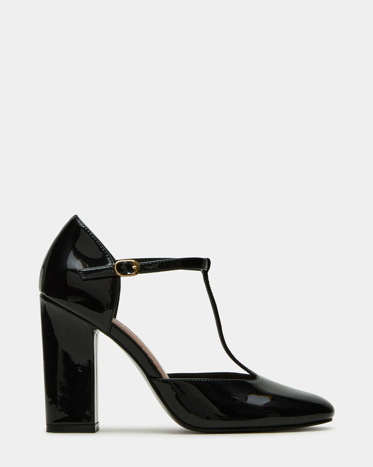 Steve Madden Malcolm Heels in Black Patent