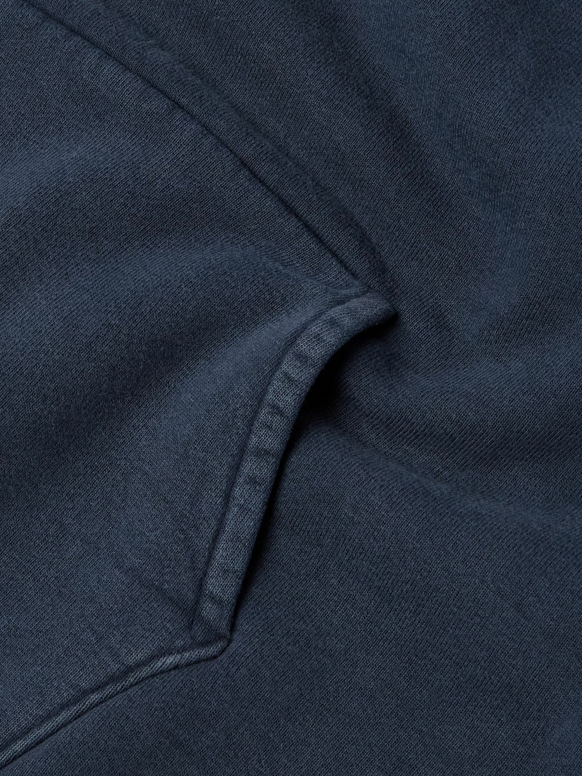 A.PRESSE - Cotton-Jersey Hoodie - Blue A.PRESSE