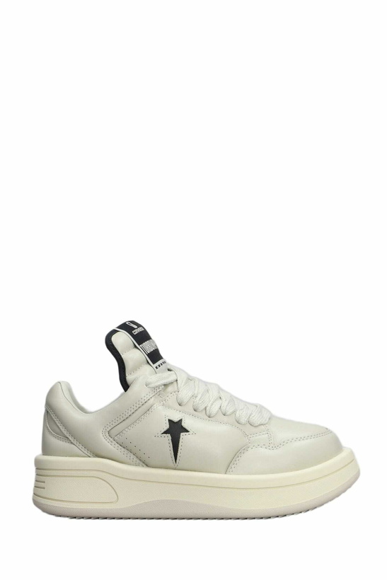 Photo: DRKSHDW Turbowpn Ox Sneakers In Grey Leather