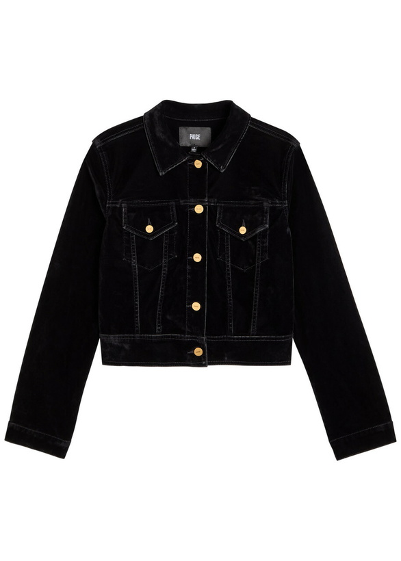 Photo: Paige Chantal Velvet Jacket Dark Purple