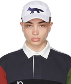 Maison Kitsuné White Fox Five-Panel Cap