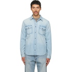 Citizens of Humanity Blue Cairo Utility Denim Shirt
