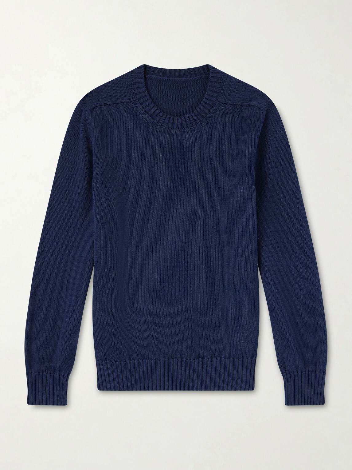 Anderson & Sheppard - Cotton Sweater - Blue