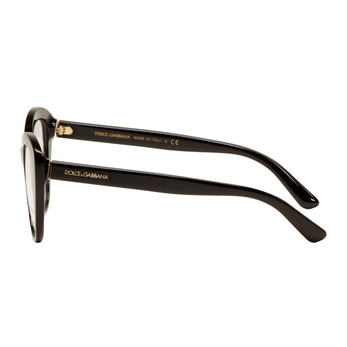 Dolce and Gabbana Black Cat-Eye Glasses Dolce Gabbana