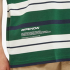 Men's AAPE Badge Stripe T-Shirt in Green