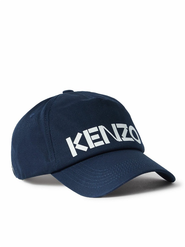 Photo: KENZO - Kenzo Graphy Logo-Print Cotton-Twill Baseball Cap