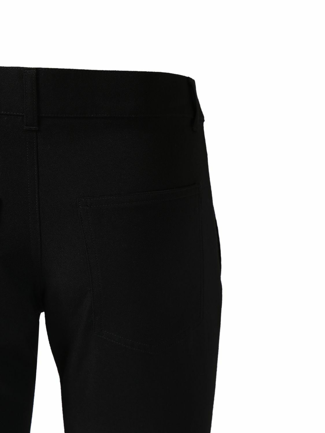Pantalon Bootcut Plissé BALMAIN PARIS - Laine Rouge - Taille M (36) - Neuf Avec étiquettes