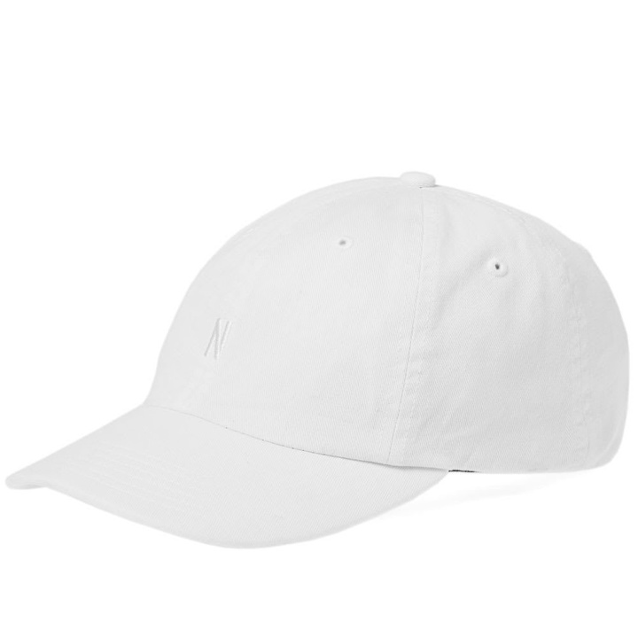 Photo: Norse Projects Light Twill Sports Cap White