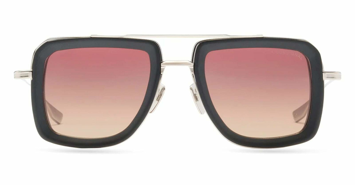 Dita Dubsignal - Raw Titanium / Matte Black Sunglasses