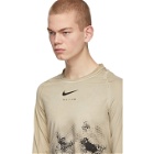 1017 ALYX 9SM Beige Nike Edition Treated Long Sleeve T-Shirt