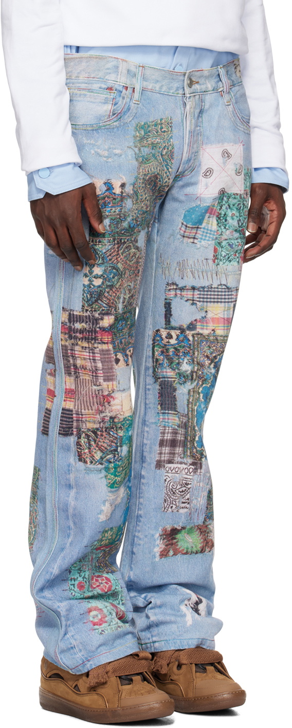 (di)vision Blue Graphic Jeans
