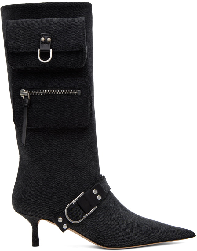 Photo: Blumarine Blue Jeanne Boots