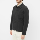 Barena Men's Button Down Overshirt in Carbon