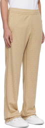 Givenchy Gold Shiny Monogram 72 Jacquard Sweatpants