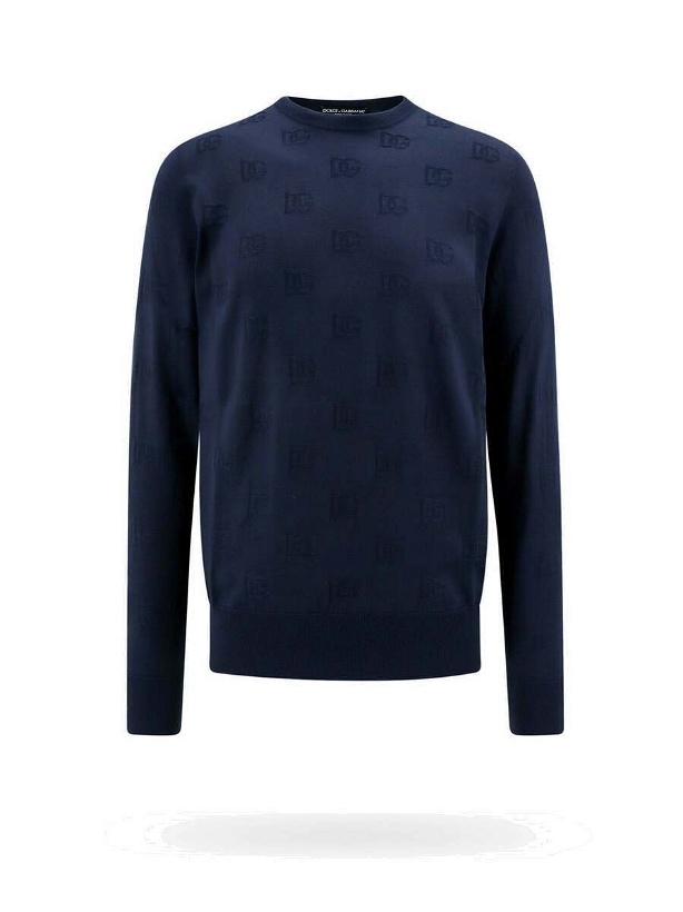 Photo: Dolce & Gabbana   Sweater Blue   Mens