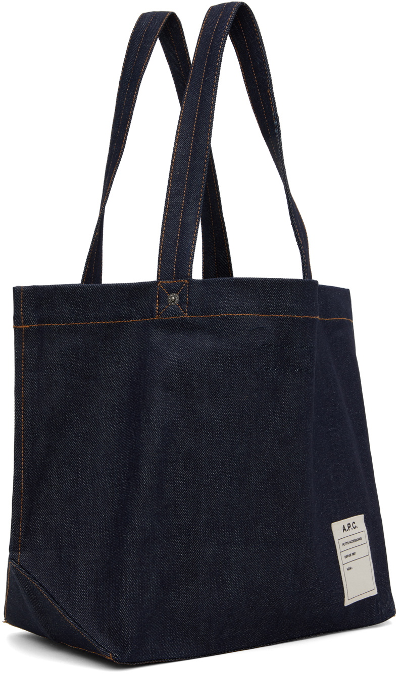 A.P.C. Indigo Thais Denim Tote A.P.C.