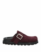 Jil Sander+ Womens Mules & Clogs Burgundy