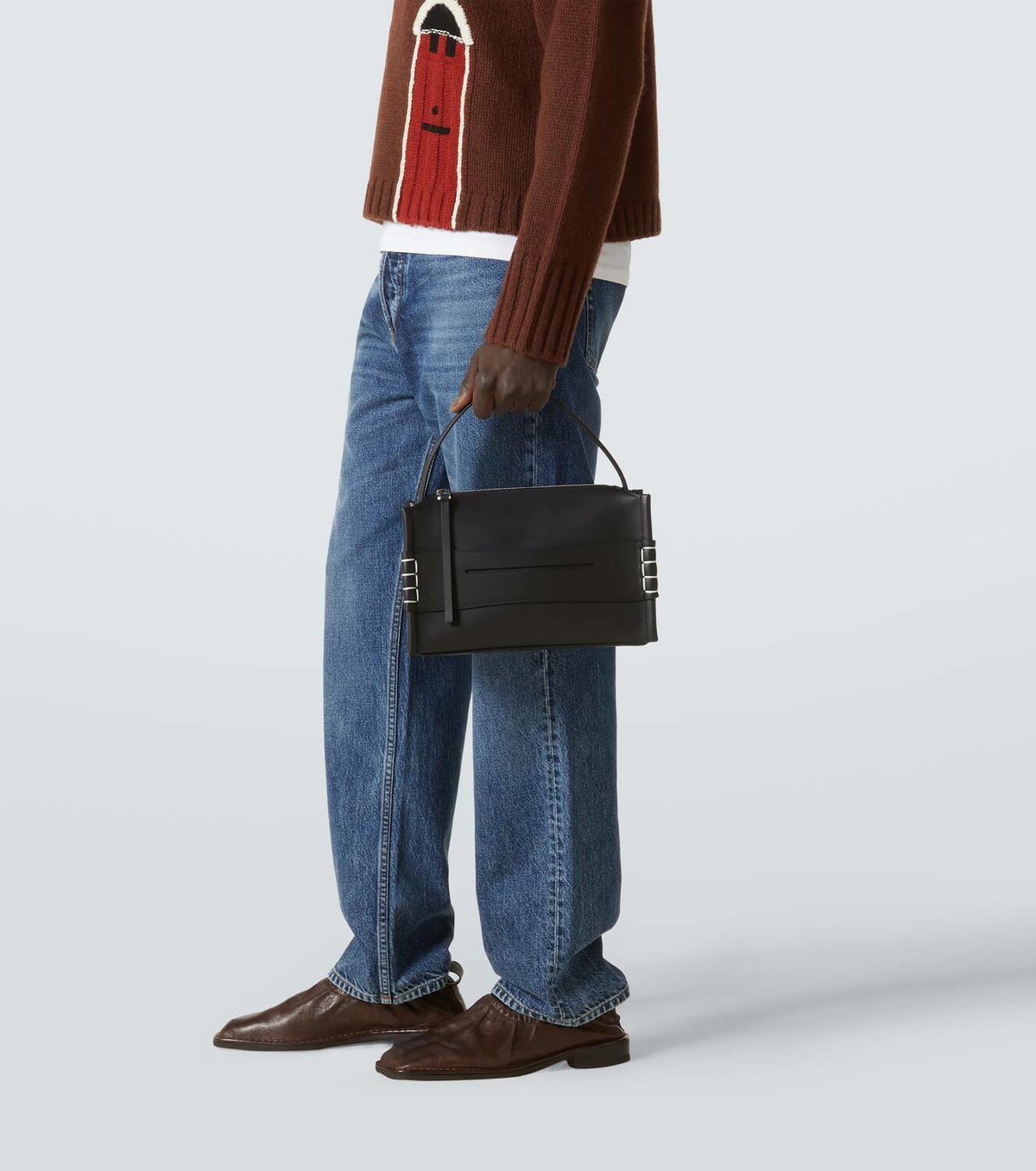 JW Anderson Loafer leather shoulder bag JW Anderson JW Anderson Loafer leather shoulder bag JW Anderson