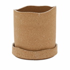 Ferm Living Hourglass Plant Pot - Extra Small in Cashmere
