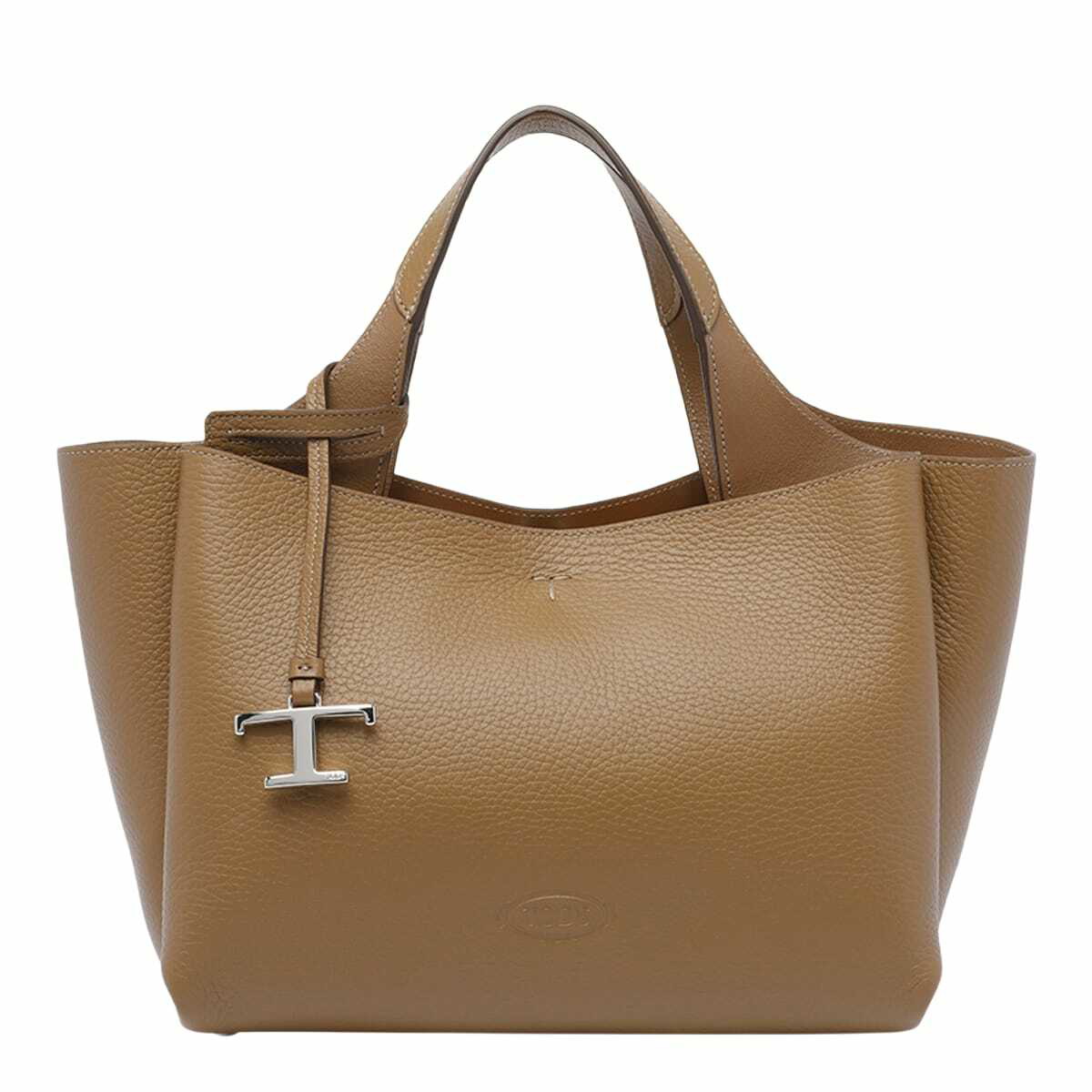 【関税＆送料込み】Tod'S Leather Medium Bucket Bags Woman BLACK Bucket Bag in Leather Medium