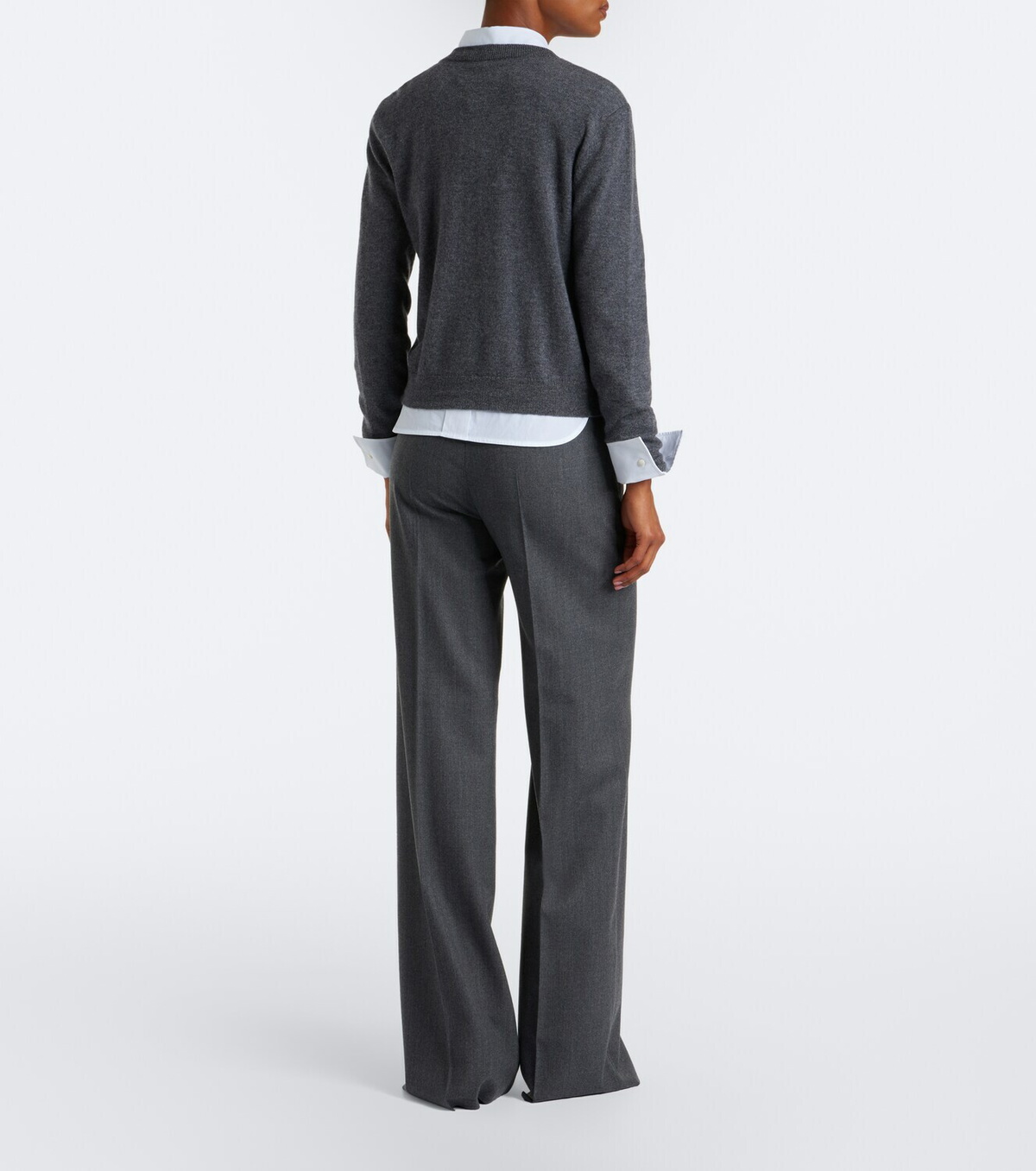 Max Mara Wool-blend wide-leg pants