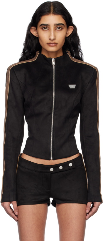 Photo: MISBHV Black Faux Suede Moto Jacket