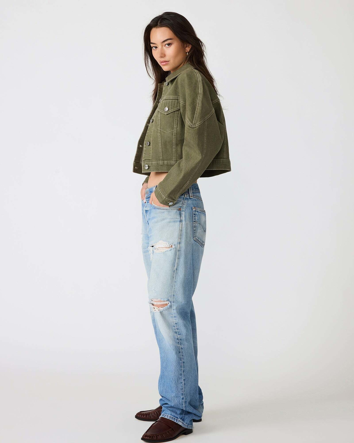 Steve Madden Covey Jacket in Green