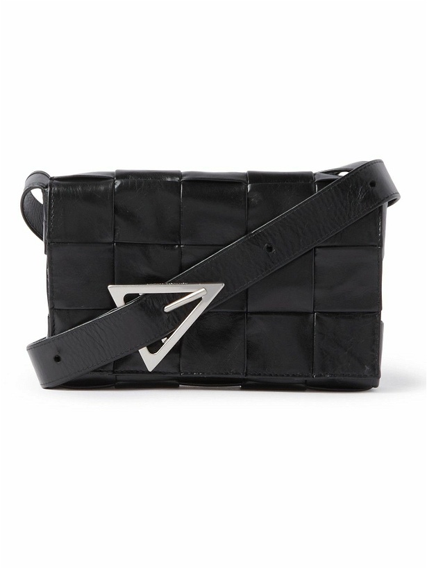 Photo: Bottega Veneta - Cassette Mini Intrecciato Leather Messenger Bag