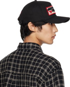 Dsquared2 Black Logo Patch Baseball Cap