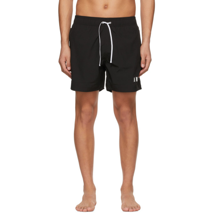 AMIRI Black Logo Swim Shorts Amiri