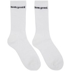 Noon Goons Two-Pack White Stop Sox Socks