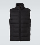 Herno Down-paneled silk and cashmere vest