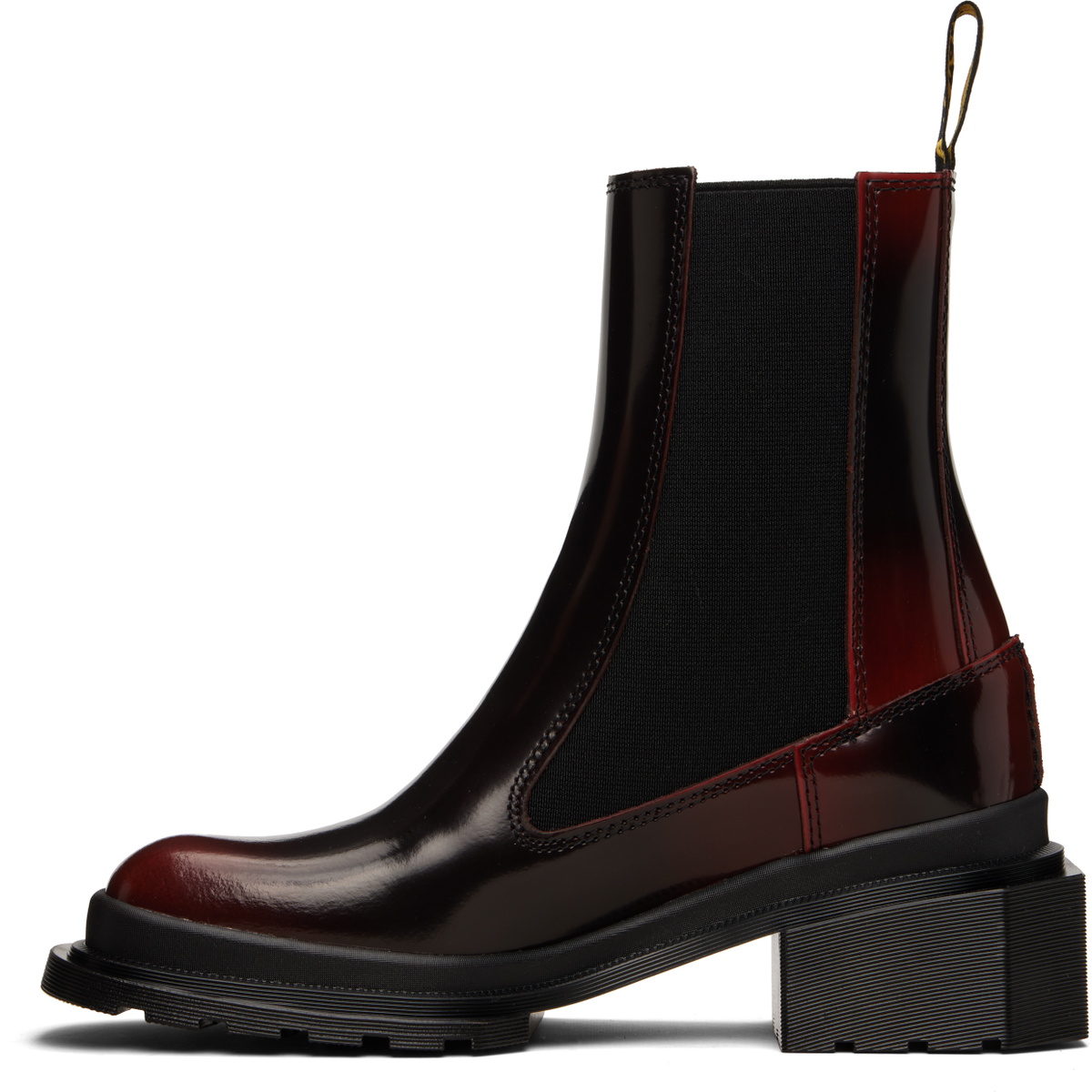 Dr. Martens Burgundy Maybole Square Toe Chelsea Boots