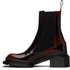 Dr. Martens Burgundy Maybole Square Toe Chelsea Boots