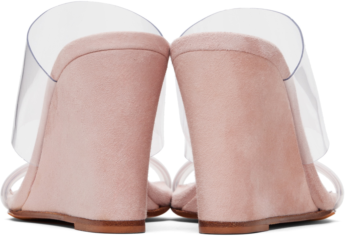 Maryam Nassir Zadeh Pink Olympia Wedge Heeled Sandals