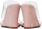 Maryam Nassir Zadeh Pink Olympia Wedge Heeled Sandals