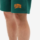 Billionaire Boys Club Men's Small Arch Logo Shorts in Forrest Green