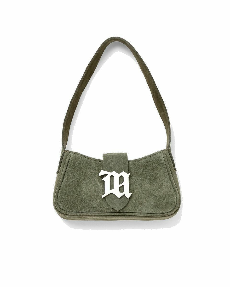 Photo: Misbhv Suede Shoulder Bag Mini Green - Womens - Small Bags