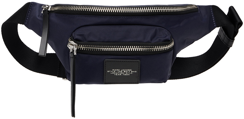 Marc Jacobs Navy 'The Biker Nylon' Belt Bag