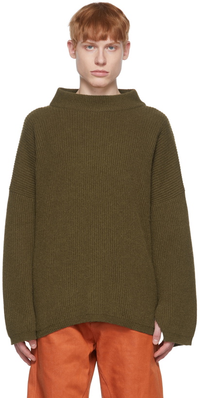 Photo: Maison Margiela Green Alpaca Sweater