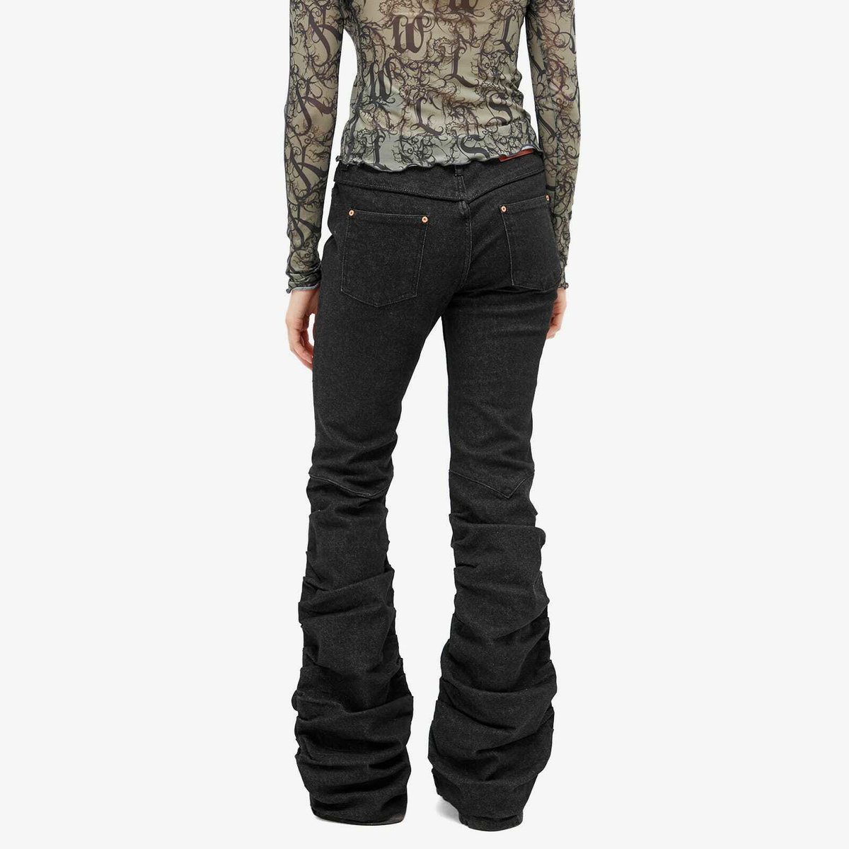 Andersson Bell Women's Martina Western Wrinkle Boots Jeans