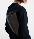 Bottega Veneta Nodo Small suede shoulder bag