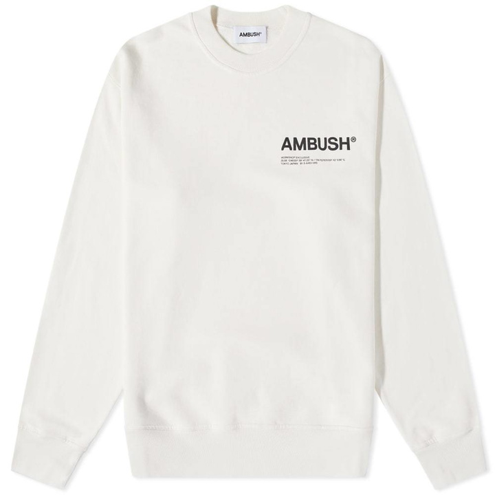 Photo: Ambush Logo Crew Sweat