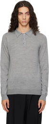 Lanvin Gray Classic Polo