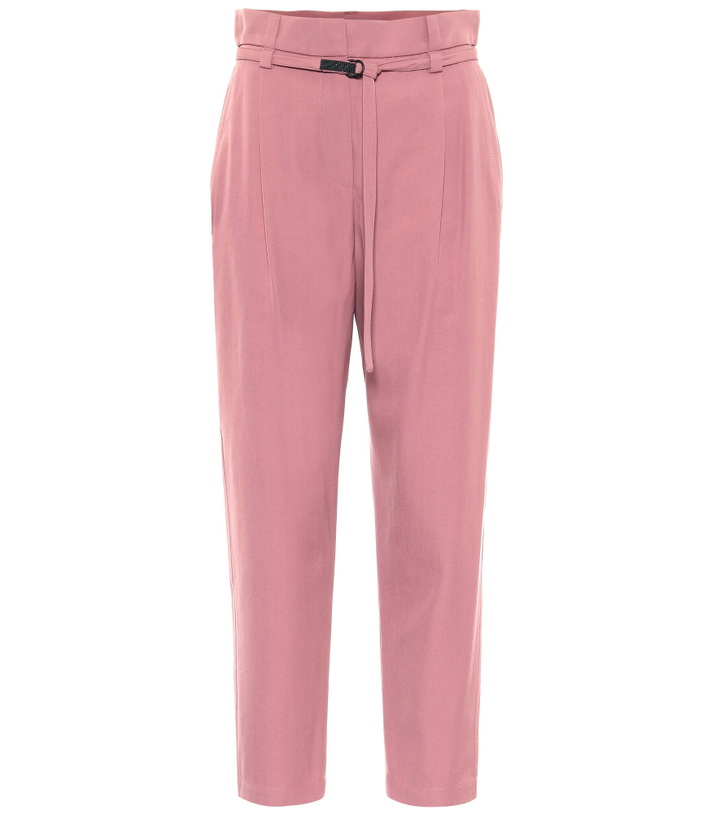 Photo: Brunello Cucinelli - Wool and cotton cropped pants