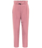 Brunello Cucinelli - Wool and cotton cropped pants