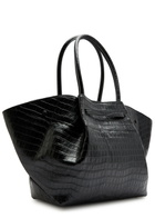 Demellier The New York Crocodile-effect Leather Tote - Black - One Size