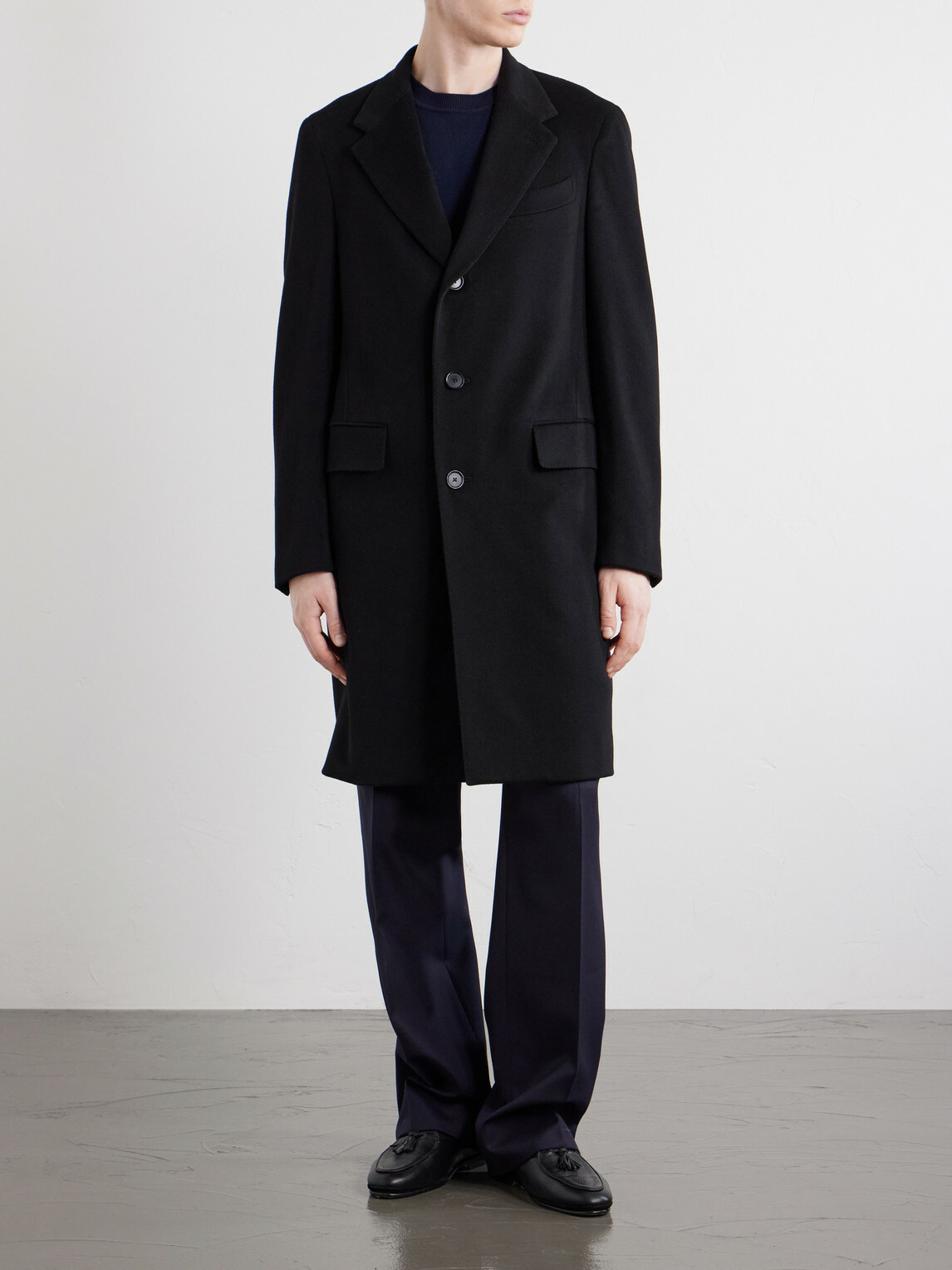 Caruso - Aida Wool Coat - Black