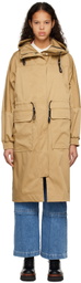 Hugo Tan Drawstring Coat